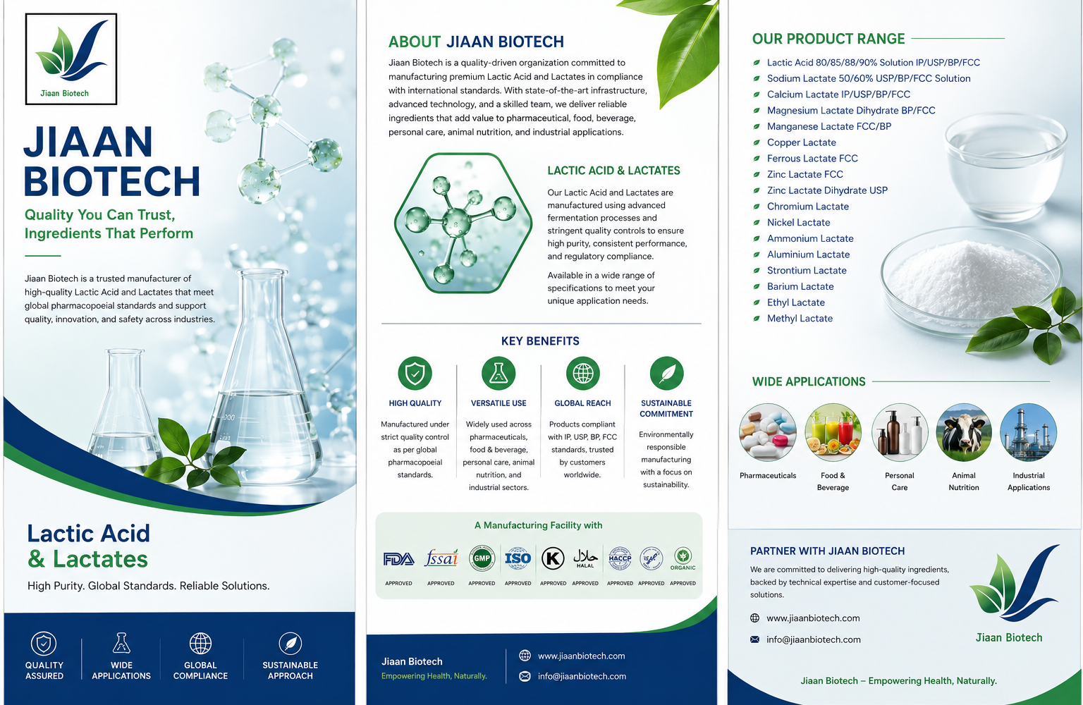 Lactic Acid & Lactate Brochure