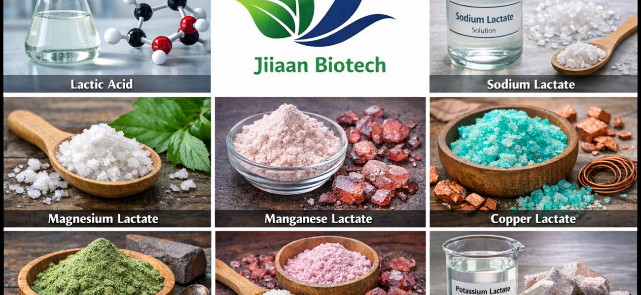 Collage Lactic Acid & Salts with Logo