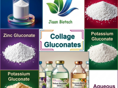 Colorful gluconate collage