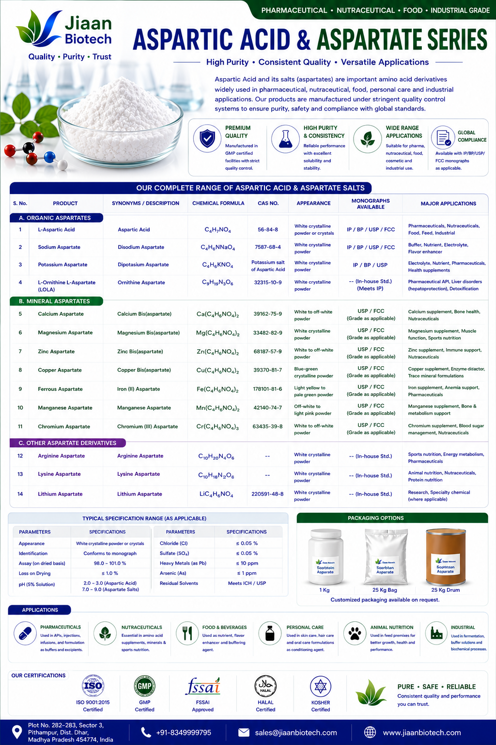 aspartic acid aspartate c